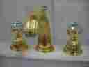 5516-55073-gd Royale Aquabrass Crystal Widespead Bathroom Faucet Polished Gold