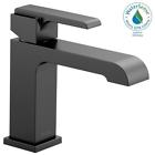 567lf-bllpu Delta Faucet Ara Single Hole Bathroom In Matte Black
