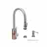 5800-3-o1contemporary 5800-3-o1 Waterstone Plp Pull Down Faucet 3pc Suite Almond