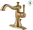 597lf-czmpu Delta Cassidy Single Hole Bathroom Faucet With Metal 0034449680882