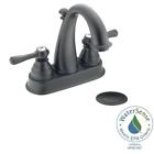 6121wr Moen Kingsley Two Handle High Arc Bathroom Faucet In Wrought