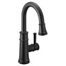 6260bl Moen Belfield Matte Black High Arc Pulldown Bar