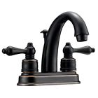 652242 Designers Impressions Oil Rubbed Bronze Two Handle Lavatory 783583342841