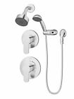 6705-1.5 Symmons Identity Pressure Balance Hand Shower And Head With Metal Lever Handle