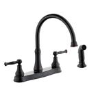 67568-1127h2 Glacier Bay Fairway Standard Kitchen Faucet With Side 6925699926391
