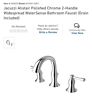 67601-6001 Jacuzzi Alistair Polished Chrome Handle Widespread Bathroom Faucet