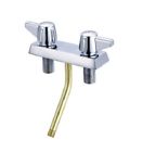 7131-b Central Brass Shampoo Faucet With Bottom Outlet Supply Tube Chrome