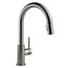 74187 Pull Down Kitchen Faucet Black Stainless High Arc 7451146174187
