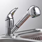 748690136561 Unbranded Pull-out Chrome Single