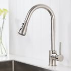 8055n Flg Modern Single Handle Pull Down Kitchen Sink Faucet With