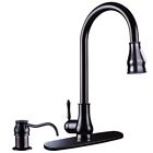 81fh2001-p18-8-orb Apluschoice Pull Down Kitchen Sink Faucet With Soap 640671046367