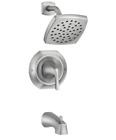 82504srn Moen Lindor Wall Mount Shower And Bathtub Nickel Faucet Mixer