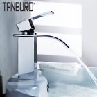 847256028460 Tanburo New Glass Bathroom Faucet Waterfall Mixer One