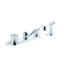 856 449 Glacier Bay Aragon Side White Sprayer Kitchen Faucet 6925699938233