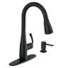 87014bl Moen Essie Sprayer Kitchen Faucet Matte Black New