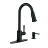 87090bl Moen Indi Sprayer Kitchen Faucet With Reflex And 026508284384