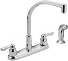 8792 Moen Commercial Handle Side Sprayer Kitchen Faucet Chrome 0026508125717
