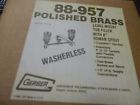 88-957 Gerber Polished Brass Ledge-mount