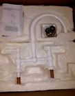 9457-50 Newport Brass Chesterfield Kitchen Bridge Faucet White Finish Gpm