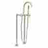 99291 Cftf-c-bn Giagni Contemporary Floor Mount Tub Faucet W Metal Cross Handles In Brushed Id 747872808111