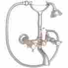 A1401xmstn Rohl Country Bath Exposed Wall Mounted Tub Shower Mixer Satin Nicke