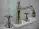 A1409xcpn-2 Acqui Rohl Crystal Widespread Lavatory Faucet Polished Nickel