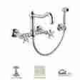 A1456xmwsapc-2 A1456xmws-2 Rohl Chrome Country Kitchen Wall Mounted Bridge Faucet Amk569 824438220928