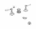 A1460lcpn Rohl Polished Nickel Country Bath Widespread Bidet Faucet T-g-422 824438091115