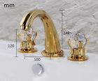 A241 Unbranded Crystal Handles Bathroom Basin Faucet Mixer Bath Tub Hot