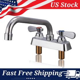 Pvf-4sd-6 Aaa Faucet Commercial Brass 4 Inch Center Deck-mounted With 6 Swivel Spout