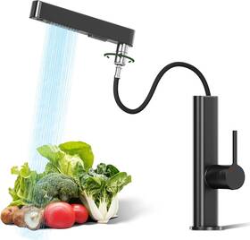Kbf-bf015 Abath Kitchen Faucets With Pull Down Sprayer 2-mode 360 Swivel 17 Inch