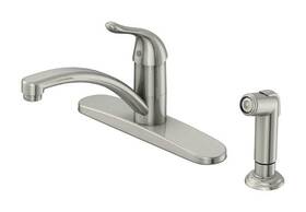 67534-1004 Ace Oakbrook Pacifica One Handle Brushed Nickel Kitchen Faucet Side Sprayer Included