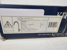 Ypg312 Adecor Single Hole Single-handle Kitchen Faucet In Brushed Nickel