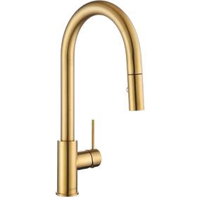 As60bg Aguastella 756839617604 Brushed Gold Kitchen Sink Faucet With Pull Down Sprayer S Inch
