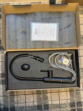 As60mb Aguastella Matte Black Finish Kitchen Sink Faucet With Pull Down Sprayer