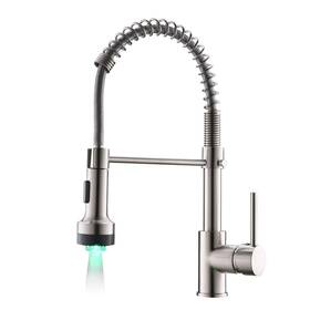 Aimadi 665268641183 Modern Kitchen Faucet Pull Down Sprayer Stainless Steel Single Handle