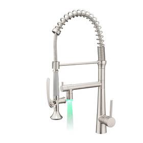 Aimadi 665268641190 Pull Down Kitchen Faucet With Sprayercommercial Single Handle Stainle