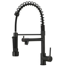 Aimadi 665268643835 Oil Rubbed Bronze Kitchen Faucet - Commercial Style Spring S Inch