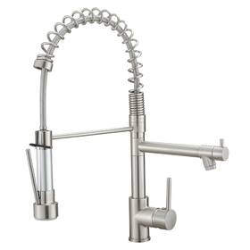 Aimadi 665268644283 Kitchen Faucet With Pull Down Sprayer - Commercial Stainless Steel