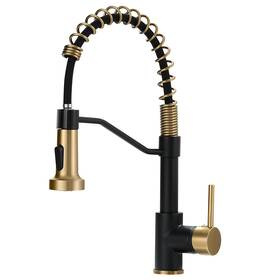 Am100cp969tb Aimadi Black Faucet Kitchen Commercial Gold Standard