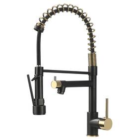 Am191bg50 Aimadi Kitchen Faucet Black With Sprayer Commercial Style Matte