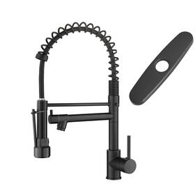 Am91db Aimadi Black Kitchen Faucet With Pull Down Sprayer Commercial Single Handle Hig