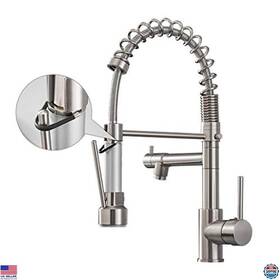 B07trz765p Aimadi Pull Down Sprayer Kitchen Faucet Single Handle High Arc Stainless Steel Sink