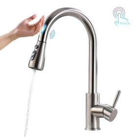 Ki-0094-bn Aimadi Kitchen Faucet 5.7 Inch Touch Pull Down Sprayer With Advanced Spray In Nickel
