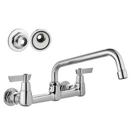 B0bgkzxwvf Airuida Wall Mount Commercial Kitchen Faucet 8 Inch Swivel Spout Center
