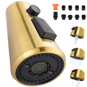 Aleasha Al-7h12g Pull Down Spray Head Replacement - For Kitchen Faucet Sprayer With 9 Ada