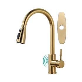 C-503g1-dc Aleasha Touchless Single Handle Pull Down Sprayer Kitchen Faucet With Sensor
