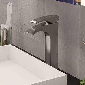 Ab1587-bn Alfi Brand Tall Brushed Nickel Single Lever Bathroom Faucet