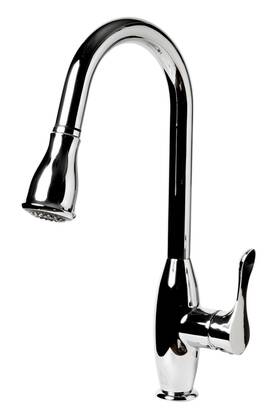 Abkf3783-pc Alfi Brand Abkf3783 1.8 Gpm 1 Hole Faucet Pull-down Kitchen - Chrome