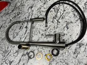 21-k152hcss-ar Allen Roth #21-k152hcss-ar Allen&roth Tilton Stainless Steel Single Handle Mount Kitchen Faucet Used Read